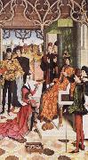 Dieric Bouts The Empress's Ordeal by Fire in front of Emperor Otto III oil painting